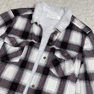 Eden & Olivia fuzzy flannel